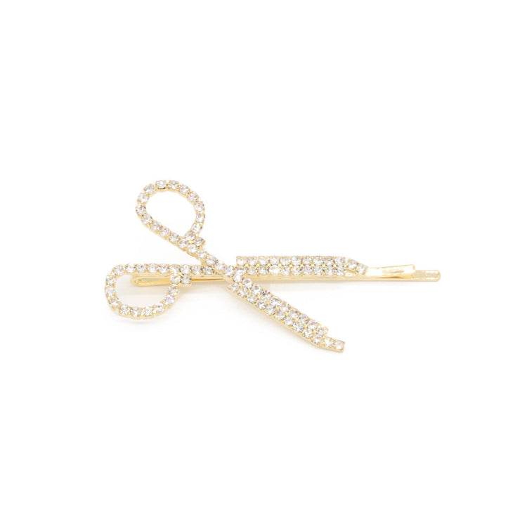 DIAMOND SCISSORS HAIR CLIP-VENUS LOVES JEWELLERY