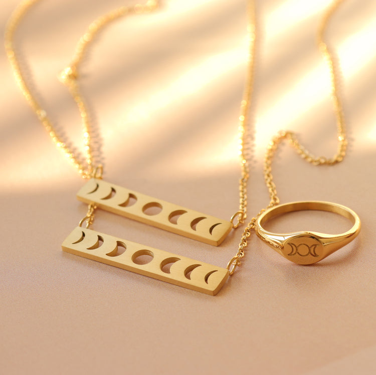 SUN MOON LOVE NECKLACE