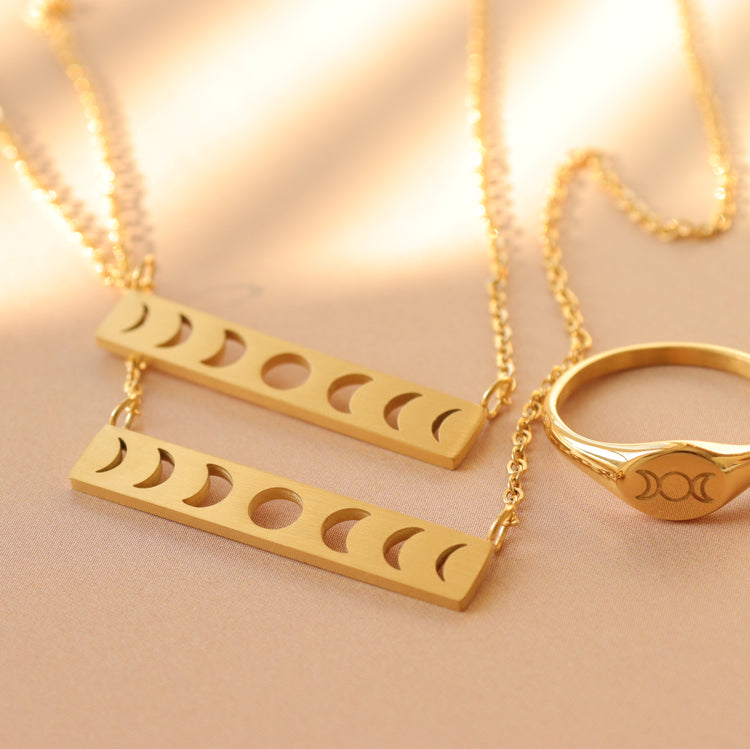 SUN MOON LOVE NECKLACE