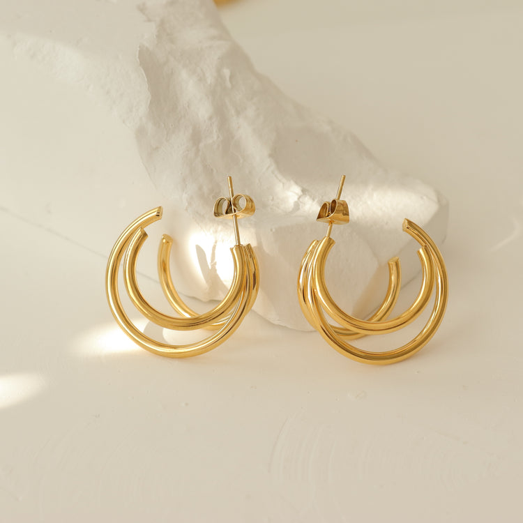 POPPY GOLD EARRINGS