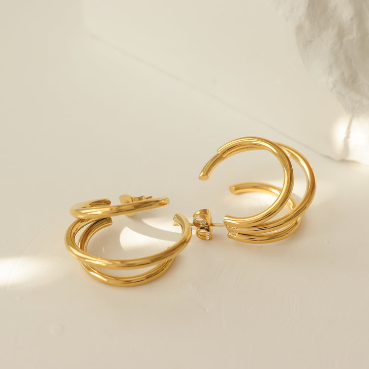 POPPY GOLD EARRINGS