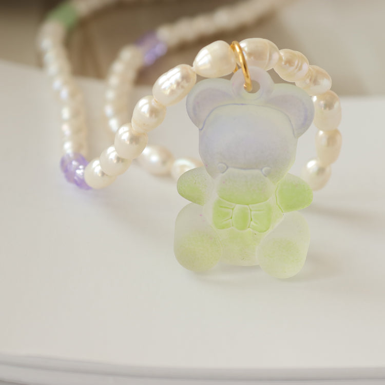 BEAR FRESH WATER PEARL NECKLACE