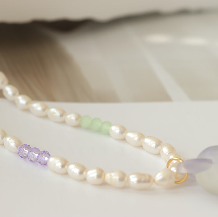 BEAR FRESH WATER PEARL NECKLACE