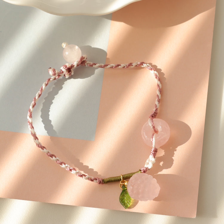 GRAPE NATURAL STONE BRACELET
