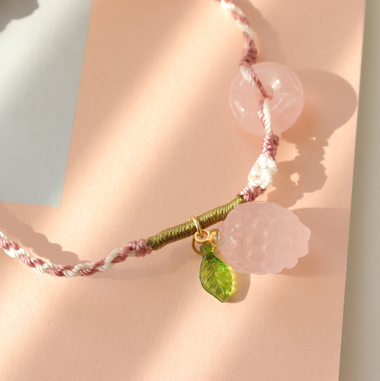 GRAPE NATURAL STONE BRACELET