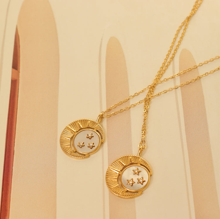 MOON STAR NECKLACE