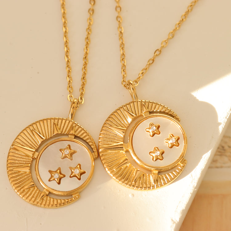 MOON STAR NECKLACE