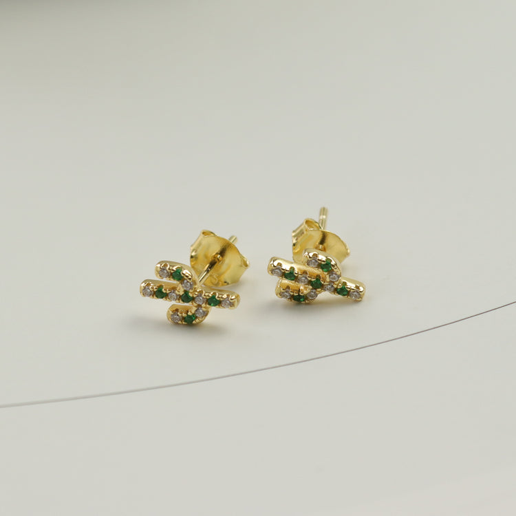 CACTUS STUD EARRINGS