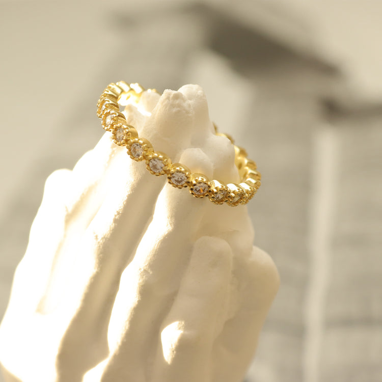 CZ BAND RING