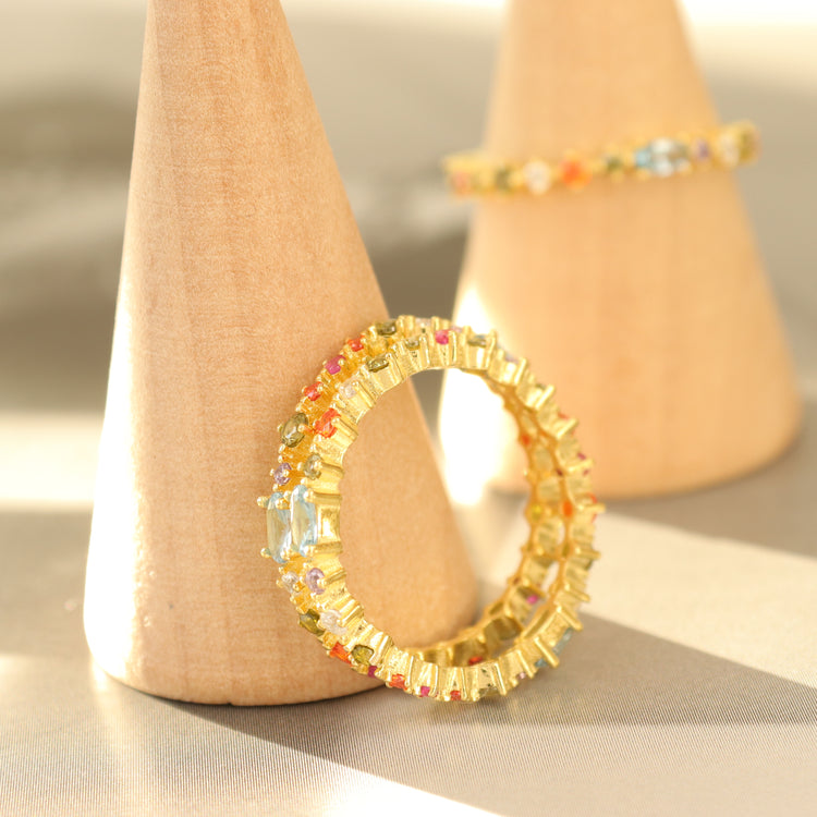 RAINBOW BAND RING