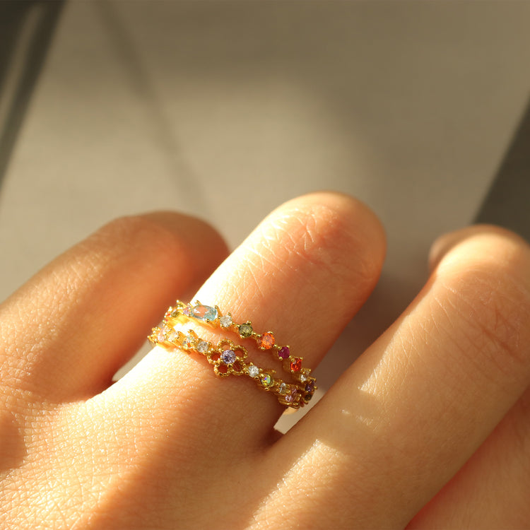 RAINBOW BAND RING