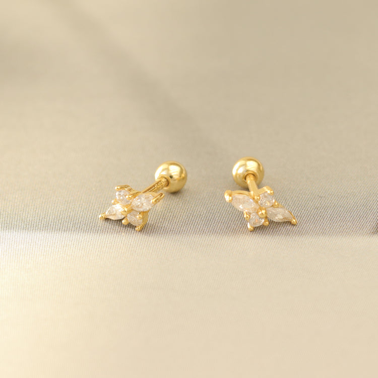 CRYSTAL STUD EARRINGS