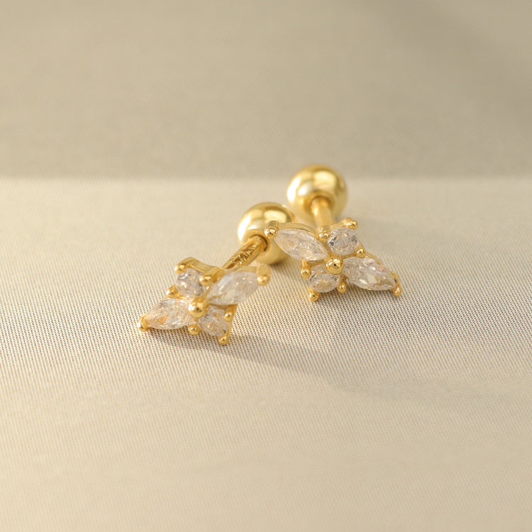 CRYSTAL STUD EARRINGS