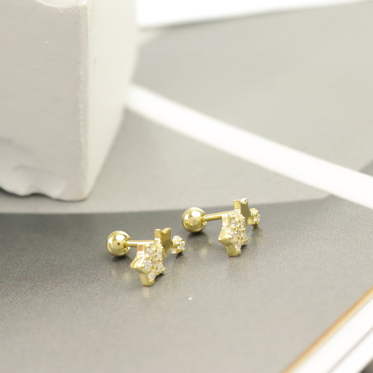 STAR STUD EARRINGS