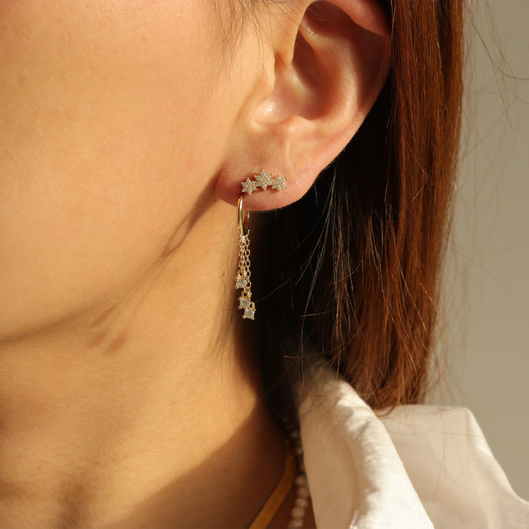 FLOWERS STUD EARRINGS