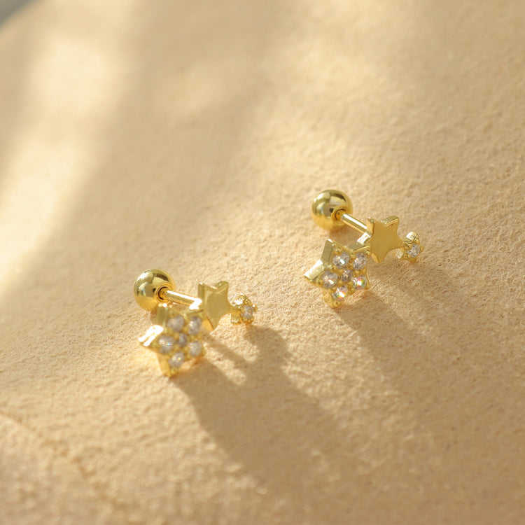 STAR STUD EARRINGS