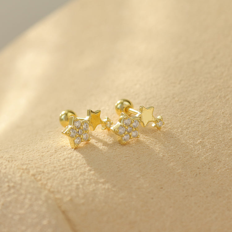 STAR STUD EARRINGS