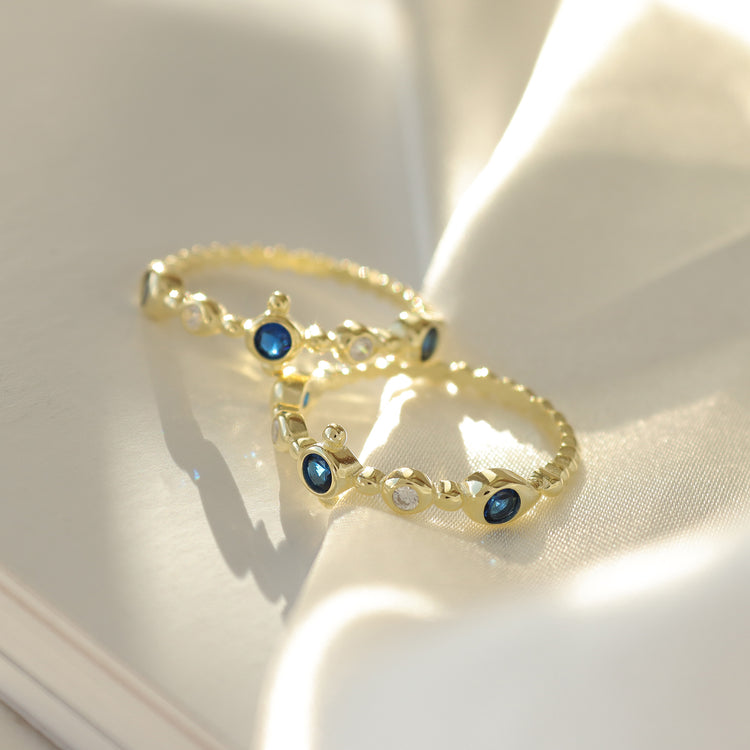 BLUE DOT RING