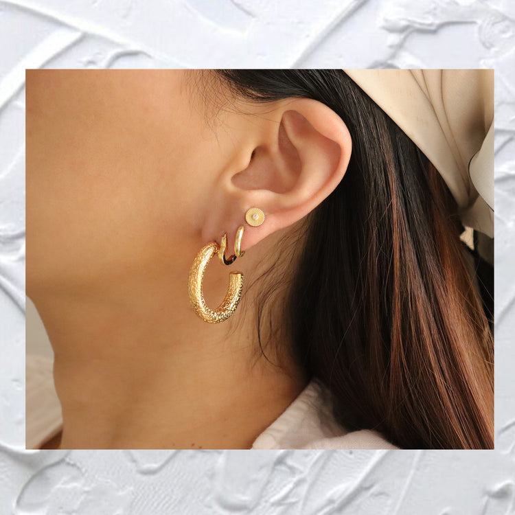 RUBY STUD EARRINGS