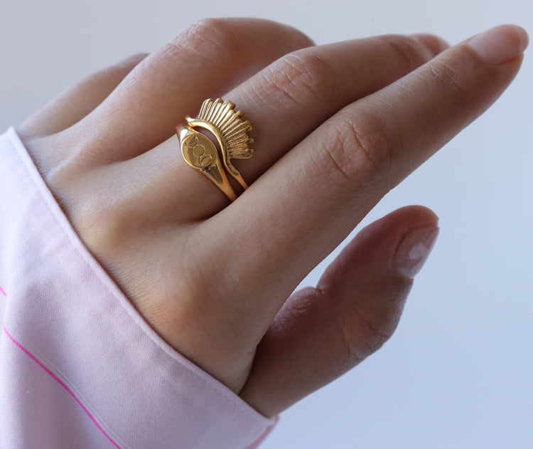 SUN MOON LOVE RING