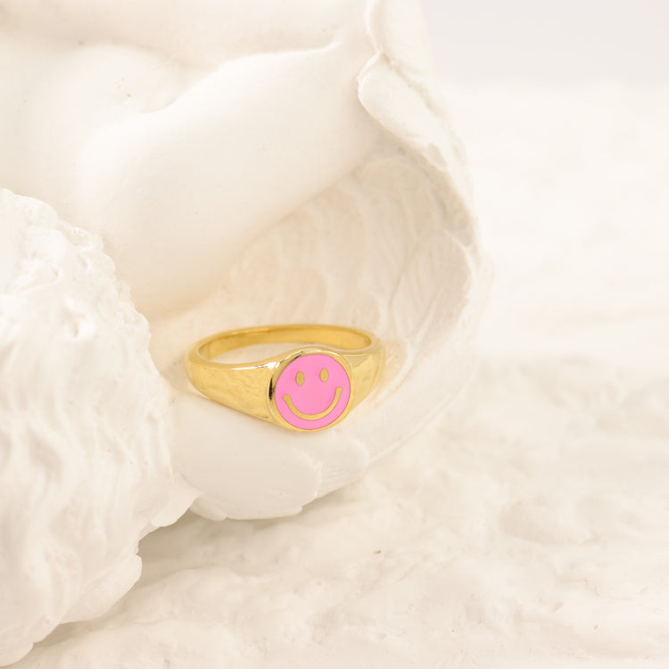 PINK SMILE RING