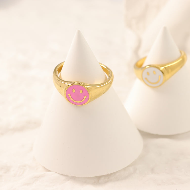 PINK SMILE RING