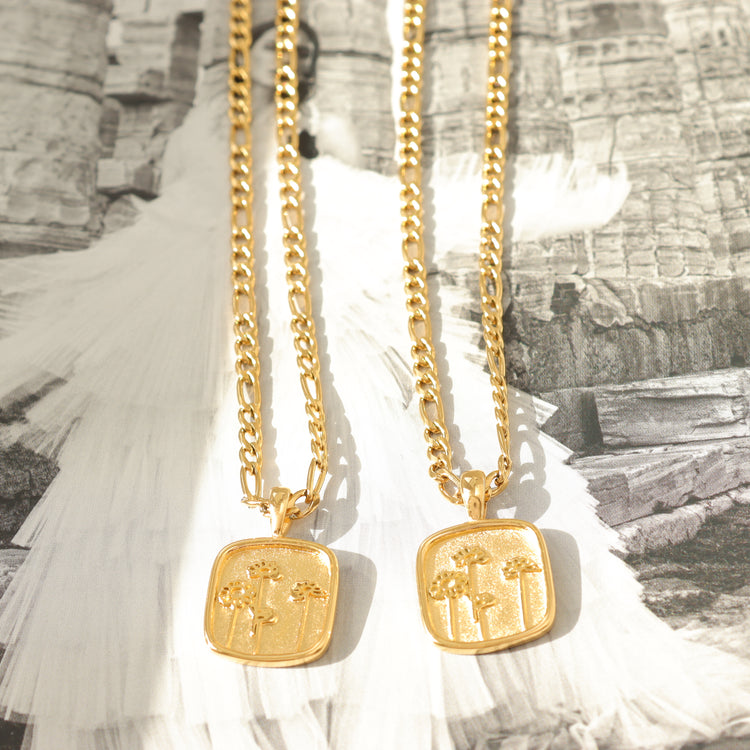 FLOWER GOLD NECKLACE
