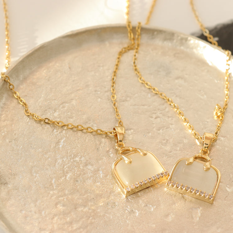 HANDBAG GOLD NECKLACE