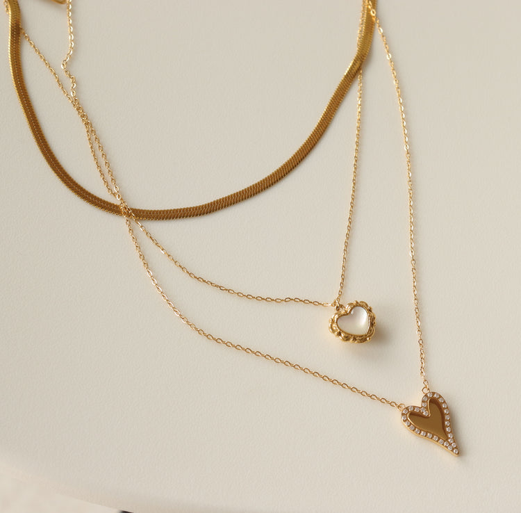 HEART GOLD NECKLACE