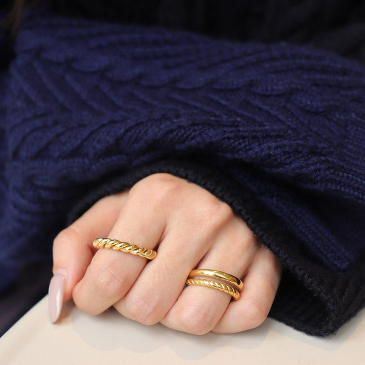 LACE GOLD RING-VENUS LOVES JEWELLERY