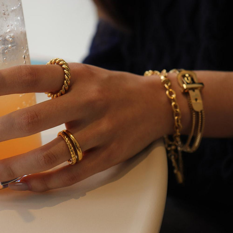 LACE GOLD RING-VENUS LOVES JEWELLERY
