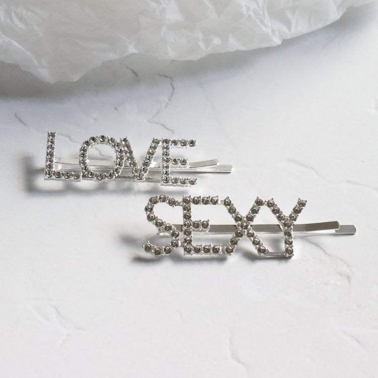 LOVE SEXY HAIR CLIP-VENUS LOVES JEWELLERY