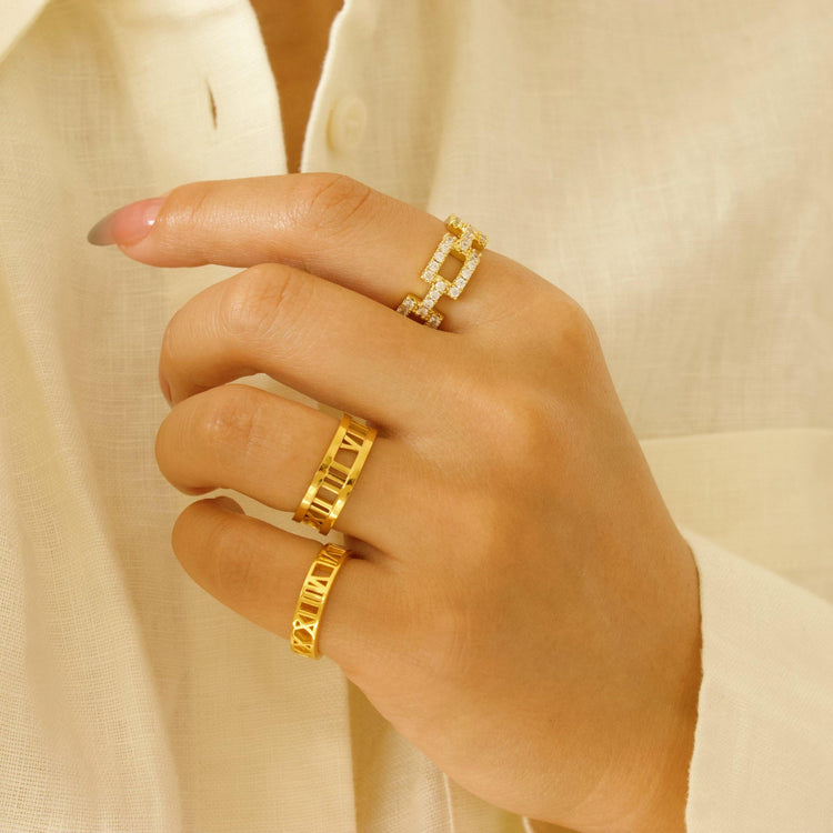 ROMAN BAND RING-VENUS LOVES JEWELLERY