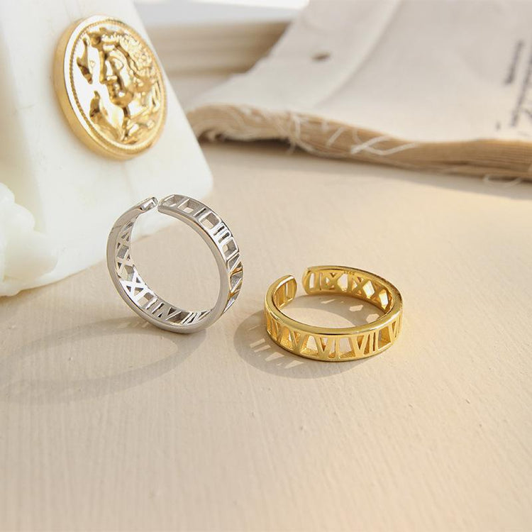 ROMAN OPEN RING-VENUS LOVES JEWELLERY