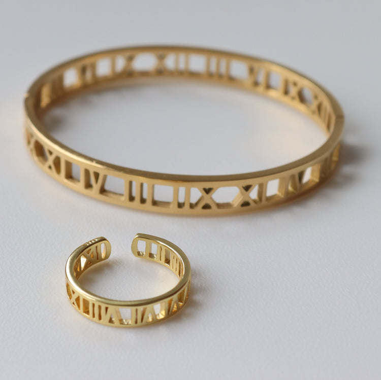 ROMAN OPEN RING-VENUS LOVES JEWELLERY