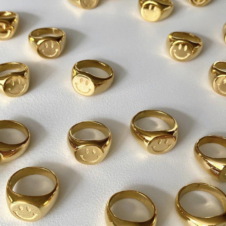 SMILE GOLD RING-VENUS LOVES JEWELLERY