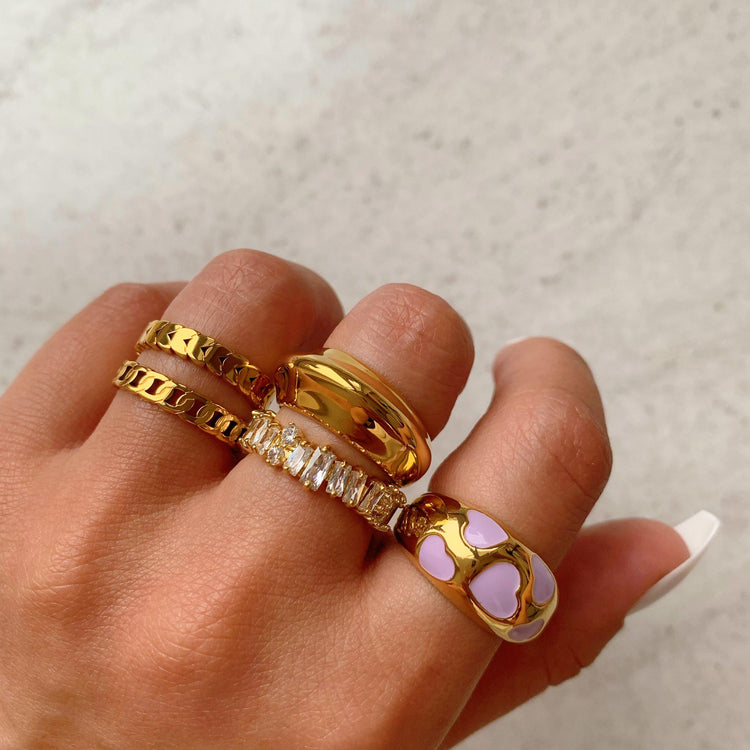 PURPLE HEART RING