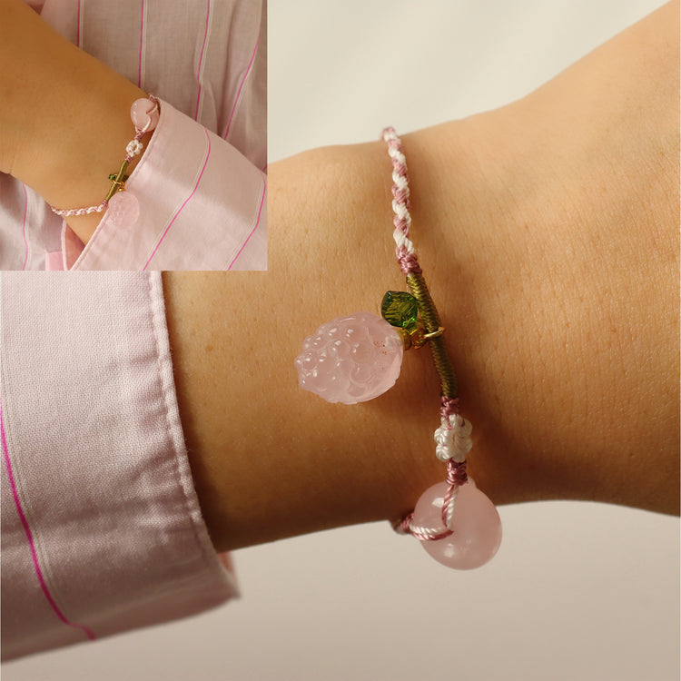 GRAPE NATURAL STONE BRACELET