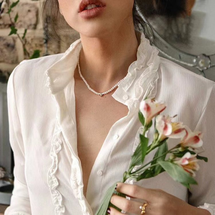 ESSENTIAL PEARL BEADED NECKLACE