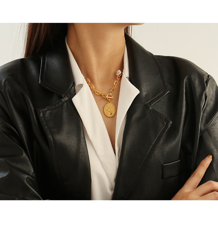 COIN FLOWER NECKLACE