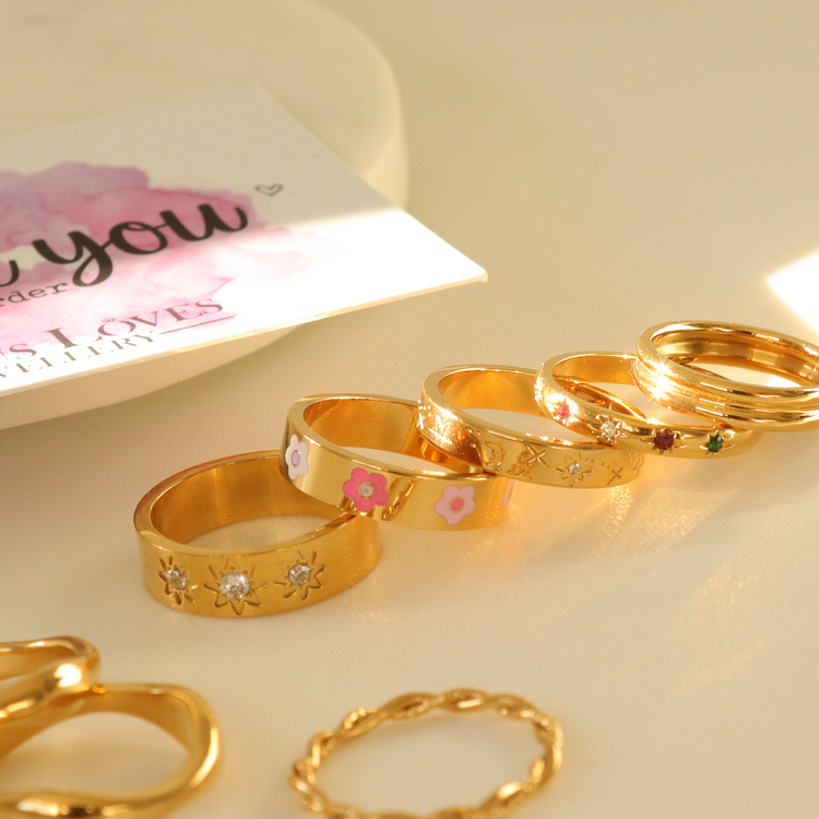 BLOSSOM GOLD RING
