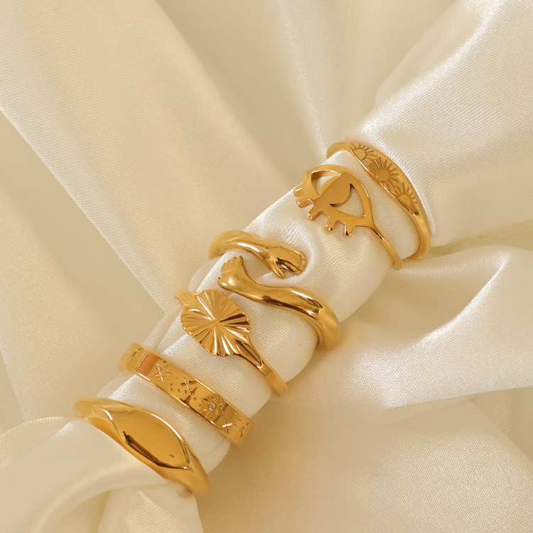 ALL SEEING EYE GOLD RING