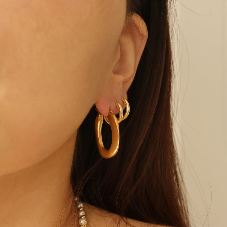 HEATHER HOOP EARRINGS