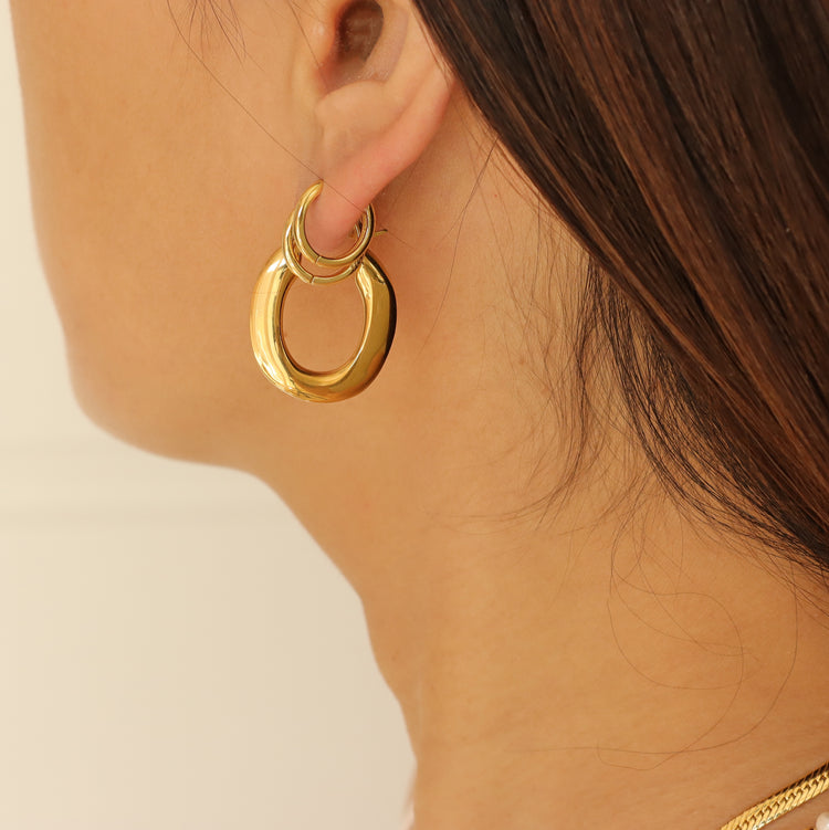 HEATHER HOOP EARRINGS