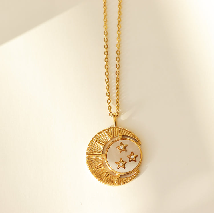 MOON STAR NECKLACE