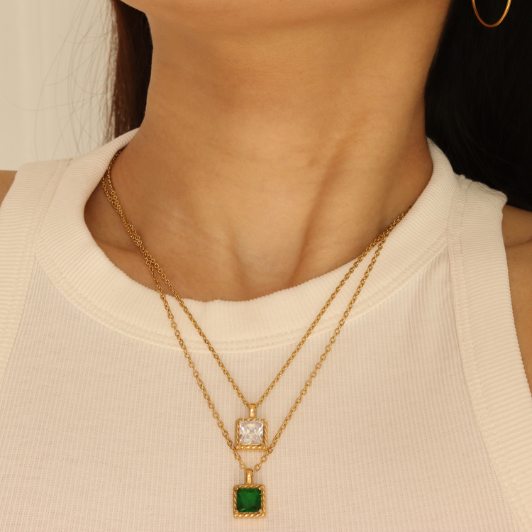 EMMY EMERALD NECKLACE