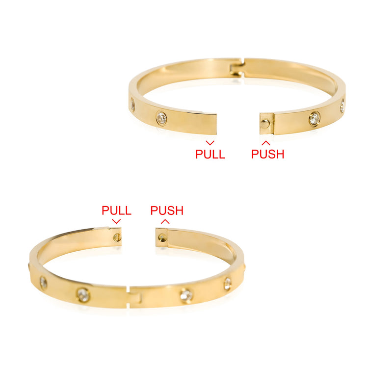 MILA GOLD BANGLE