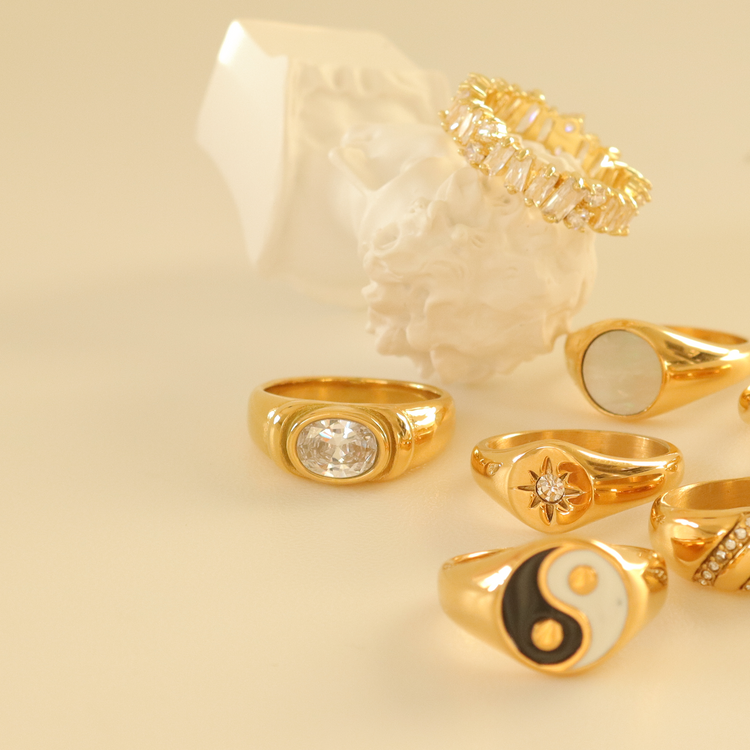 SOLAR GOLD RING