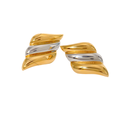 GOLD STRIP EARRINGS