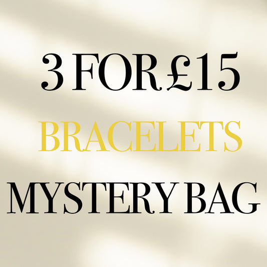 3 BRACELETS FOR £15 - MYSTERY BAG